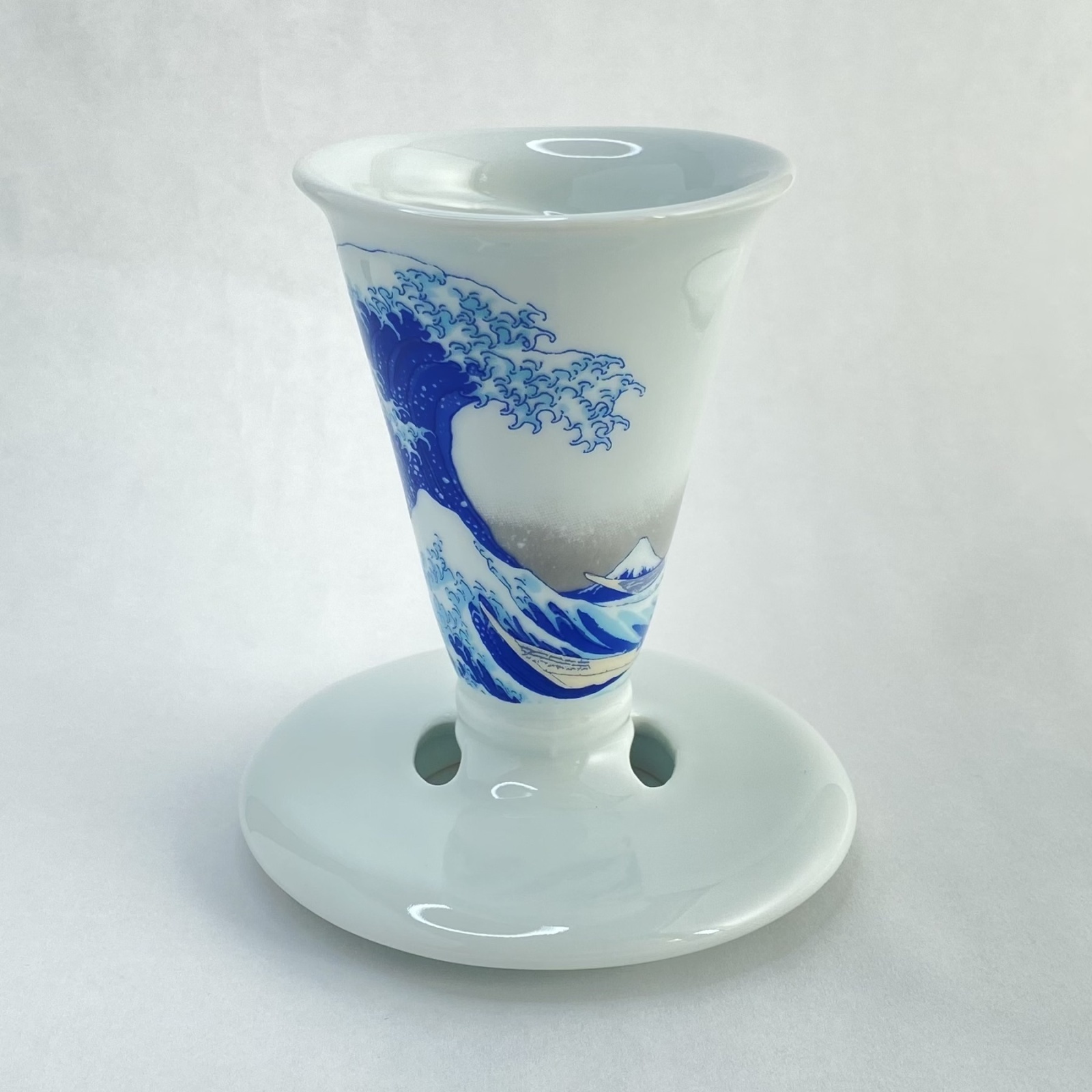 CONICAL30 Tarachine シングル コーヒードリッパー１杯用 / 有田焼 / 葛飾北斎 神奈川沖浪裏