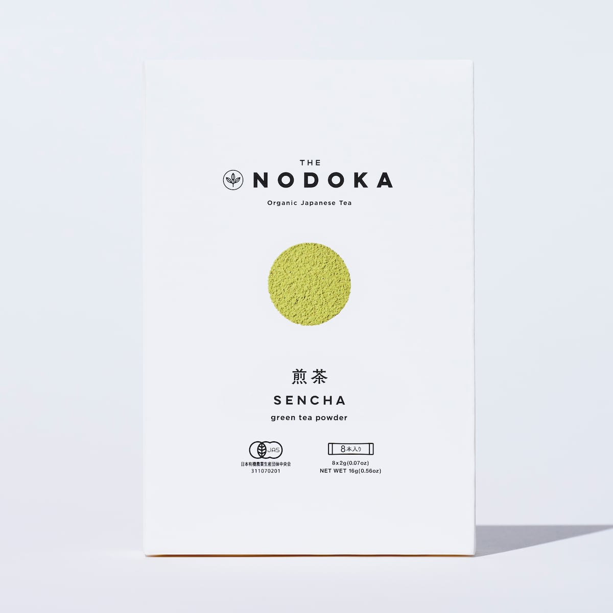 THE NODOKA オーガニック煎茶スティックタイプ　2g x 8本【送料無料】